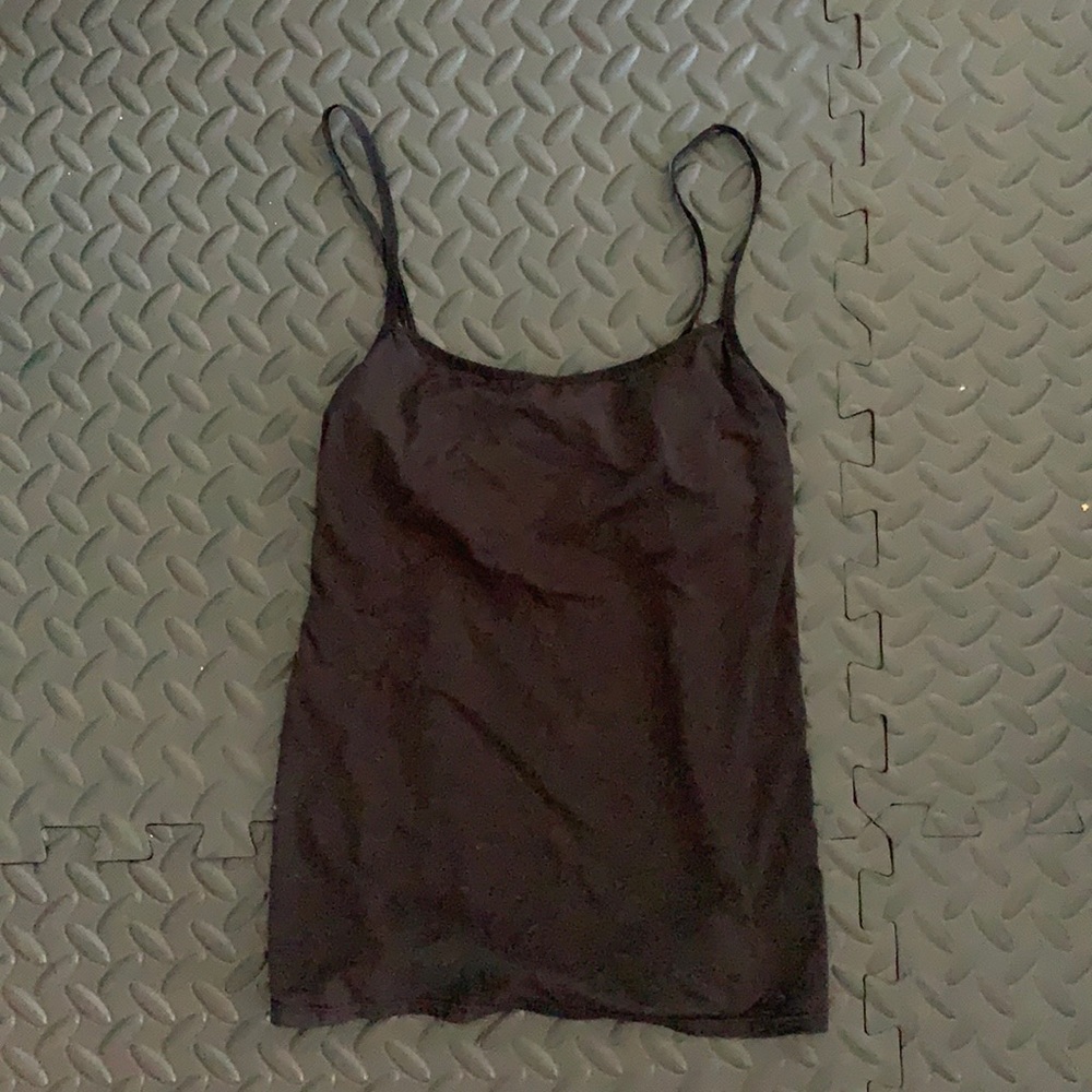 Black Tank Top With Built in Bra